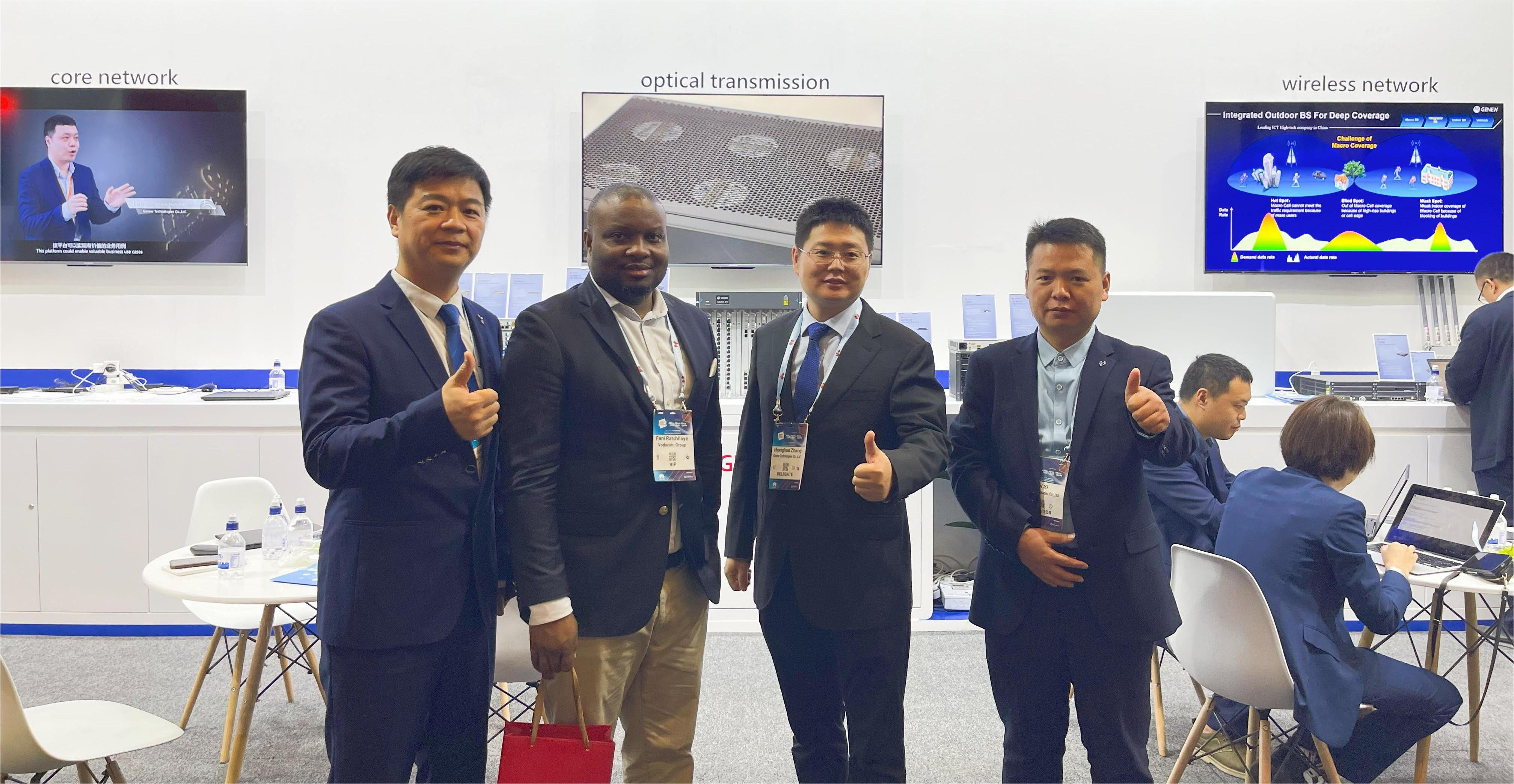 AfricaCom 2023｜Genew booth attracted enthusiastic attention