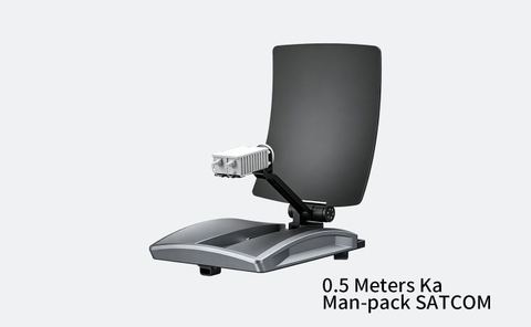 0.5 Meters Ka Man-pack SATCOM