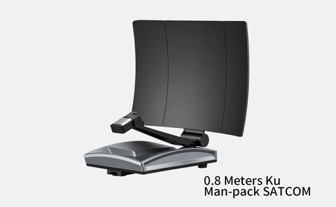 0.8 Meters Ku Man-pack SATCOM