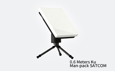 0.6 Meters Ku Man-pack SATCOM 
